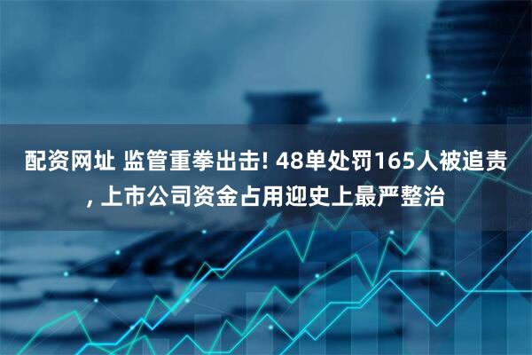 配资网址 监管重拳出击! 48单处罚165人被追责, 上市公司资金占用迎史上最严整治